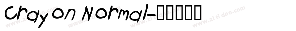 Crayon Normal字体转换